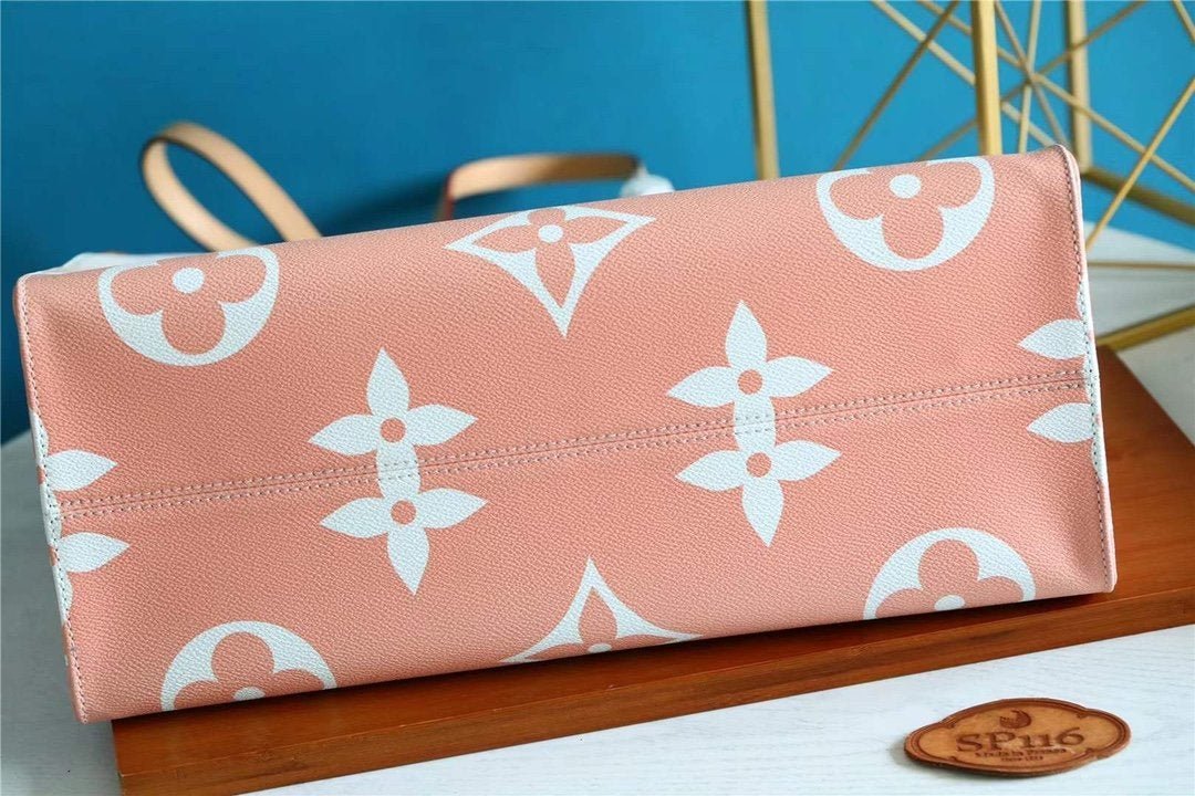 ONTHEGO MM BRUME GRAY MONOGRAM GIANT COATED CANVAS - Image 4