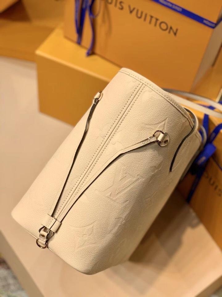 NEVERFULL MM 32 CREAM EMBOSSED COWHIDE LEATHER - Image 2