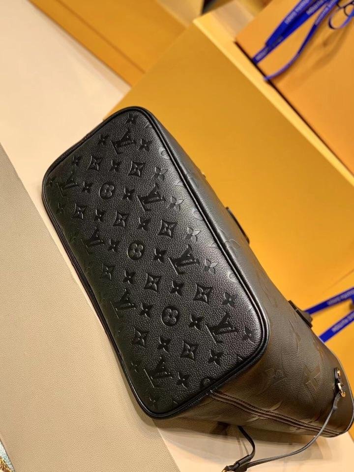 NEVERFULL MM 32 BLACK EMBOSSED COWHIDE LEATHER - Image 3