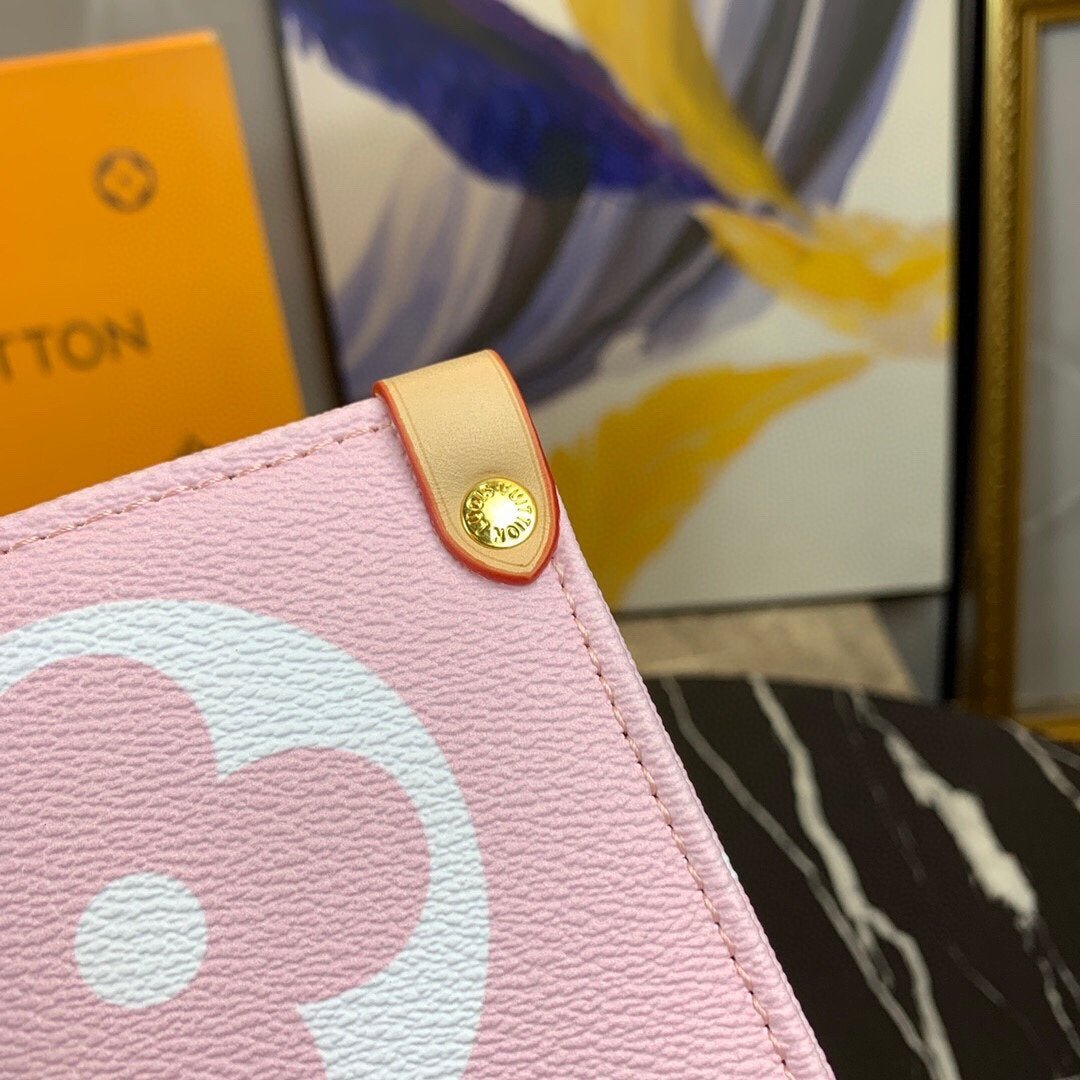 ONTHEGO GM 41 LIGHT PINK MONOGRAM GIANT COATED CANVAS - Image 3