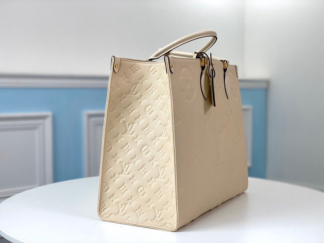 ONTHEGO GM 41 CREAM MONOGRAM EMPREINTE GIANT CANVAS - Image 3