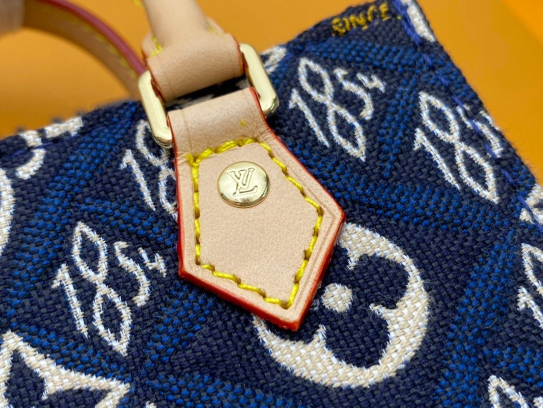 PETIT SAC PLAT BLUE MONOGRAM SINCE 1854 TEXTILE - Image 5