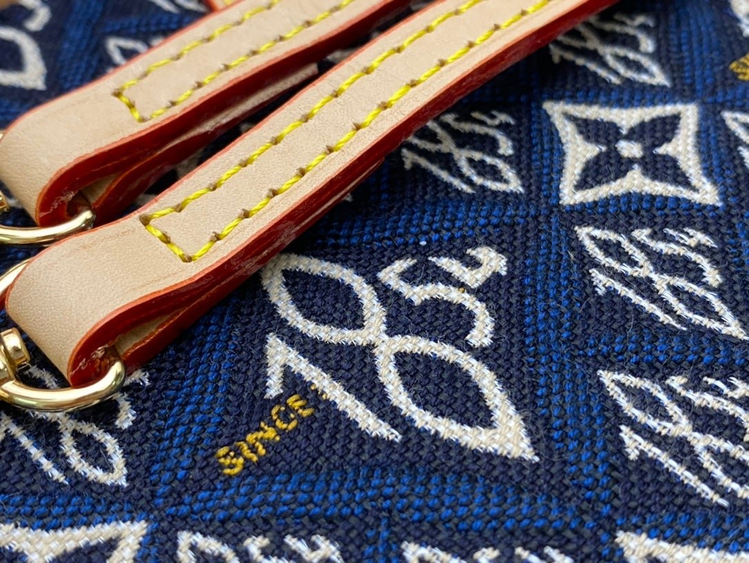 PETIT SAC PLAT BLUE MONOGRAM SINCE 1854 TEXTILE - Image 6