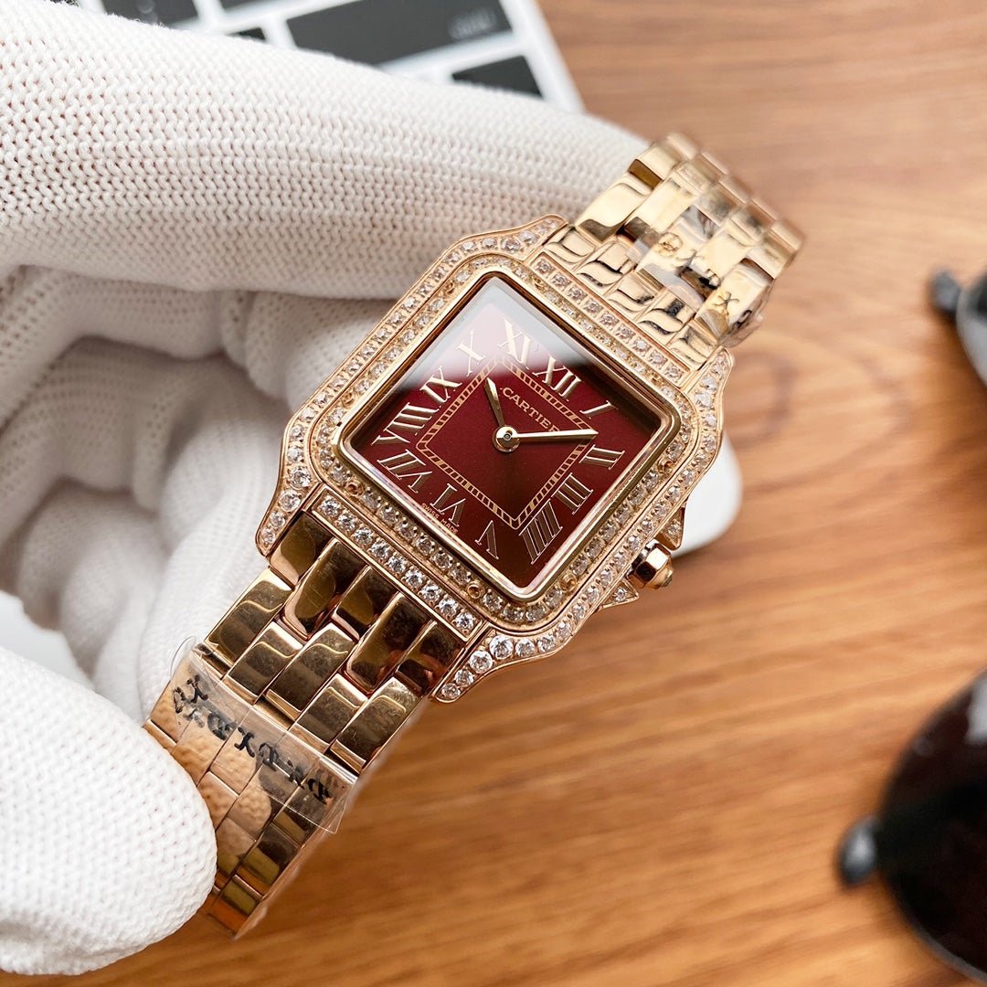 PANTHERE DE CARTIE ROSE GOLD DIAMOND BEZEL - Image 3