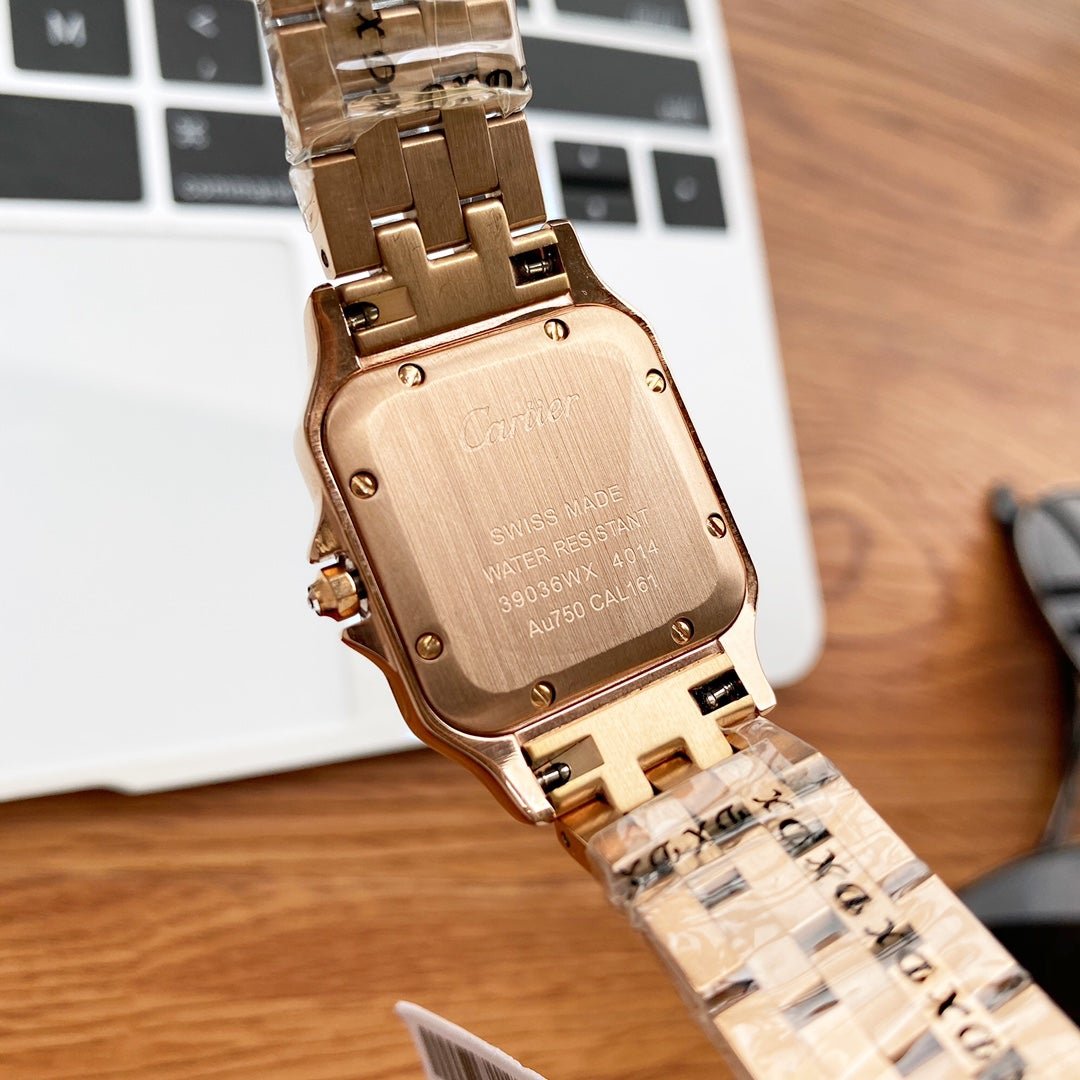 PANTHERE DE CARTIE ROSE GOLD DIAMOND BEZEL - Image 9
