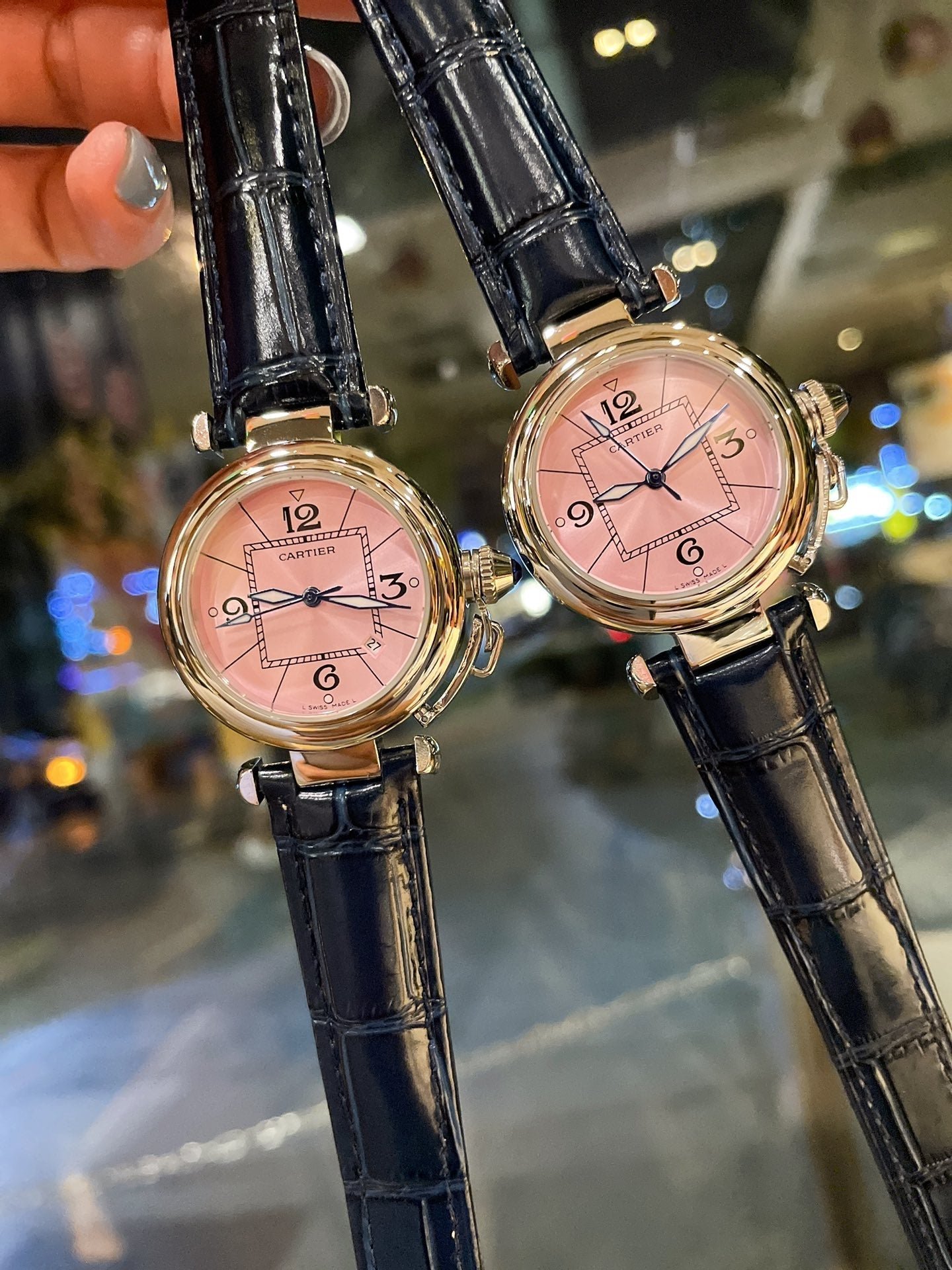 PASHA DE CARTIER 35MM QUARTZ PINK DIAL - Image 4