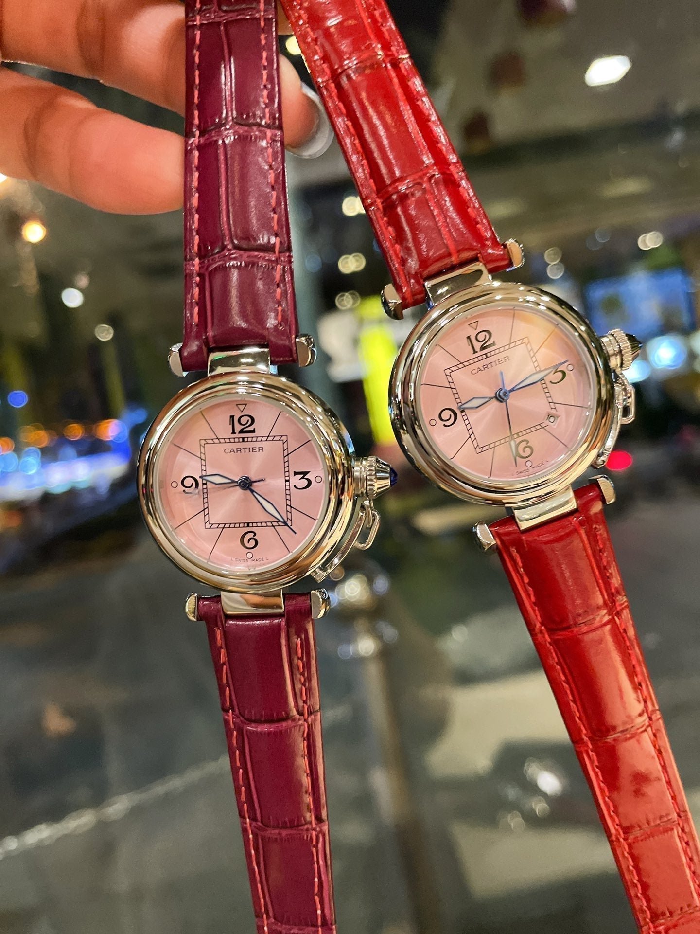 PASHA DE CARTIER 35MM QUARTZ PINK DIAL - Image 5