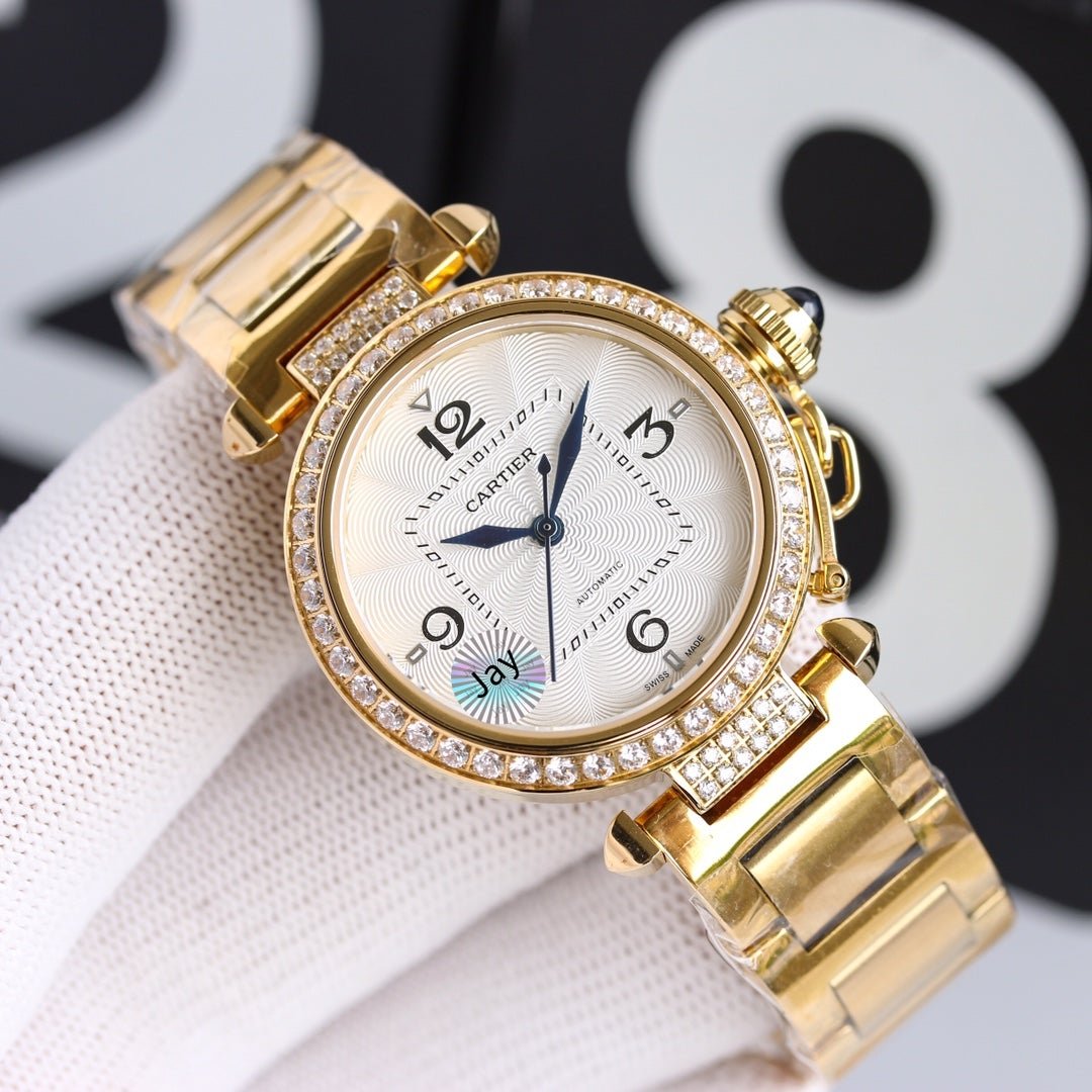 PASHA DE CARTIER 32MM AUTOMATIC GOLD CASE - Image 2