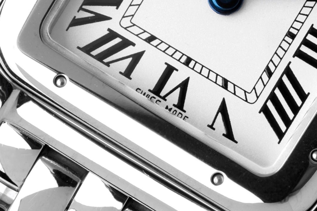PANTHERE DE CARTIE 22MM QUARTZ STEEL WHITE DIAL - Image 4