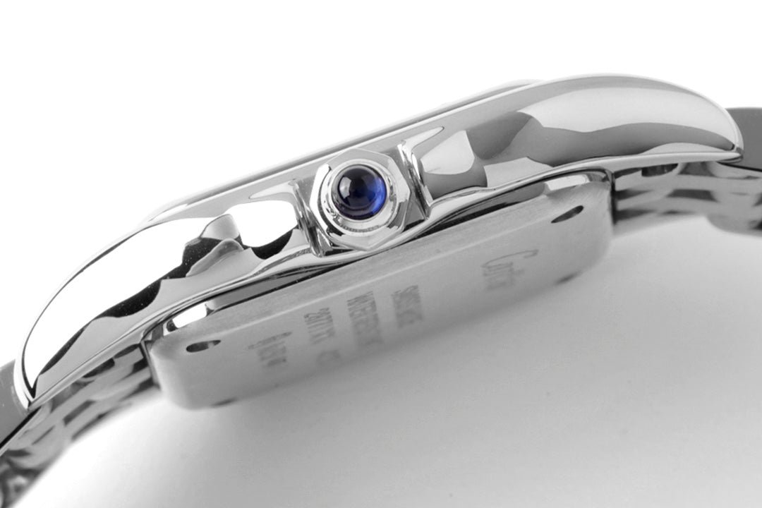 PANTHERE DE CARTIE 22MM QUARTZ STEEL WHITE DIAL - Image 5