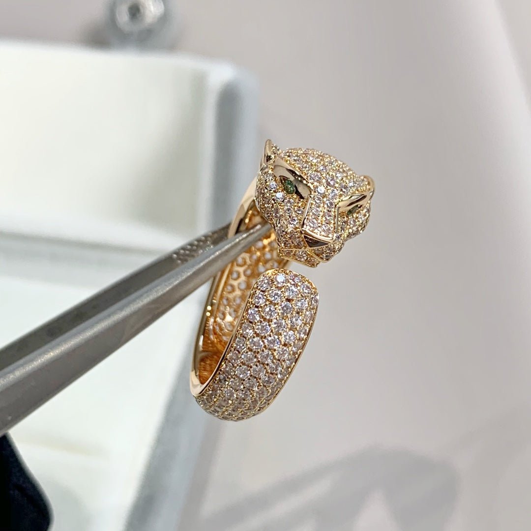 PANTHERE PINK GOLD DIAMOND RING - Image 2