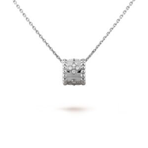 PERLEE PEDANT SIVLER DIAMOND NECKLACE