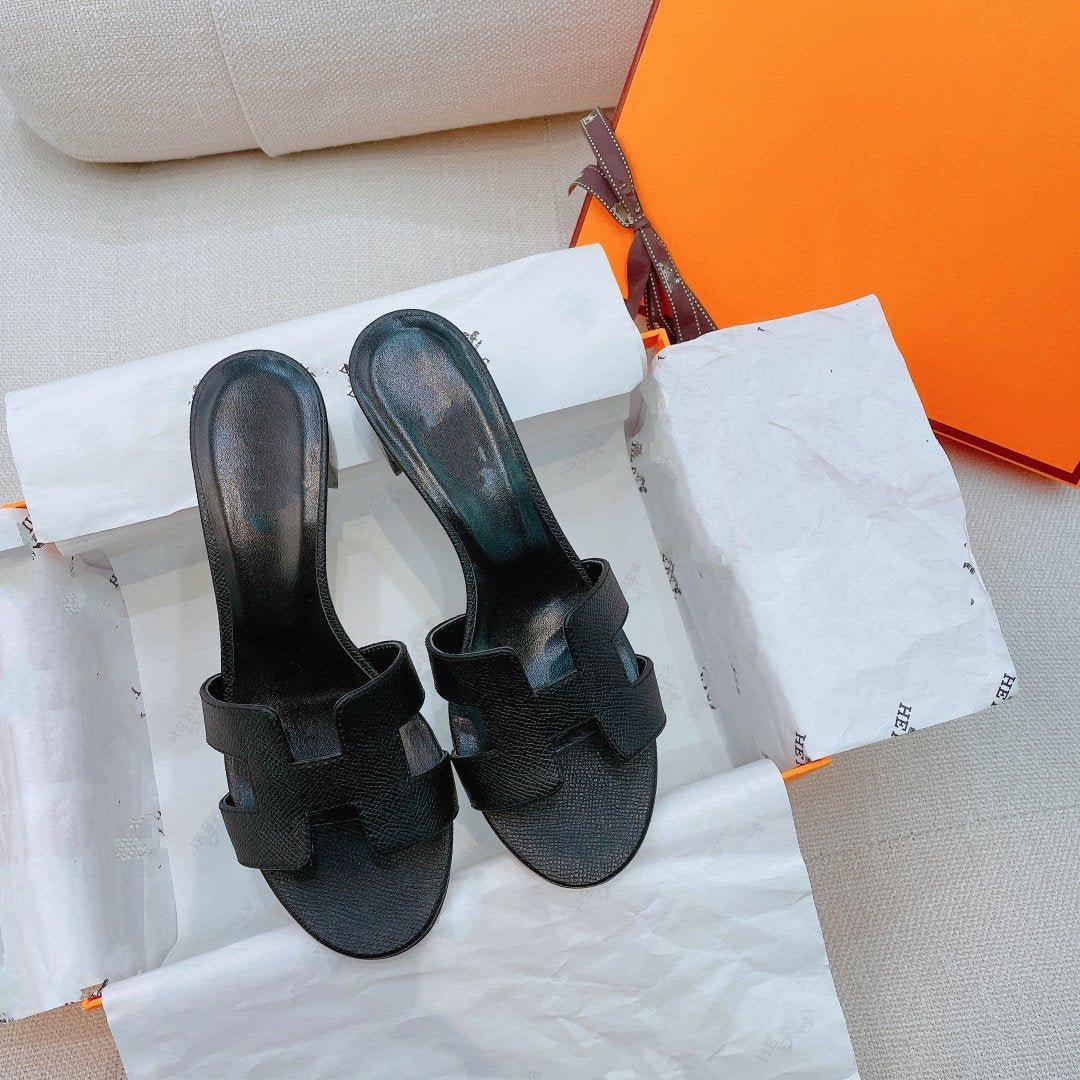 Oasis Sandal Epsom Calfskin Black - Image 3