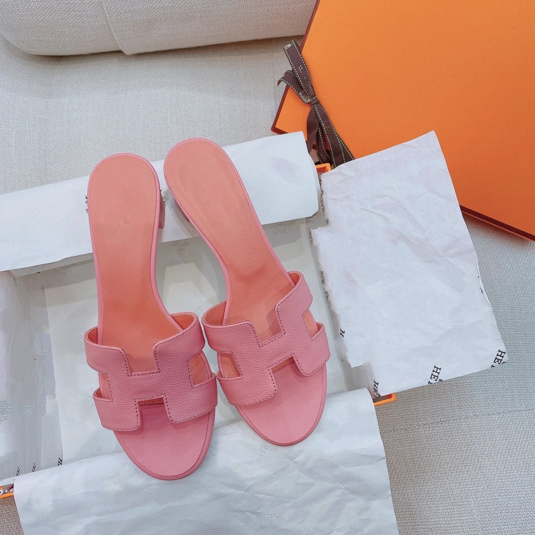 Oasis Sandal Epsom Calfskin Rose - Image 2