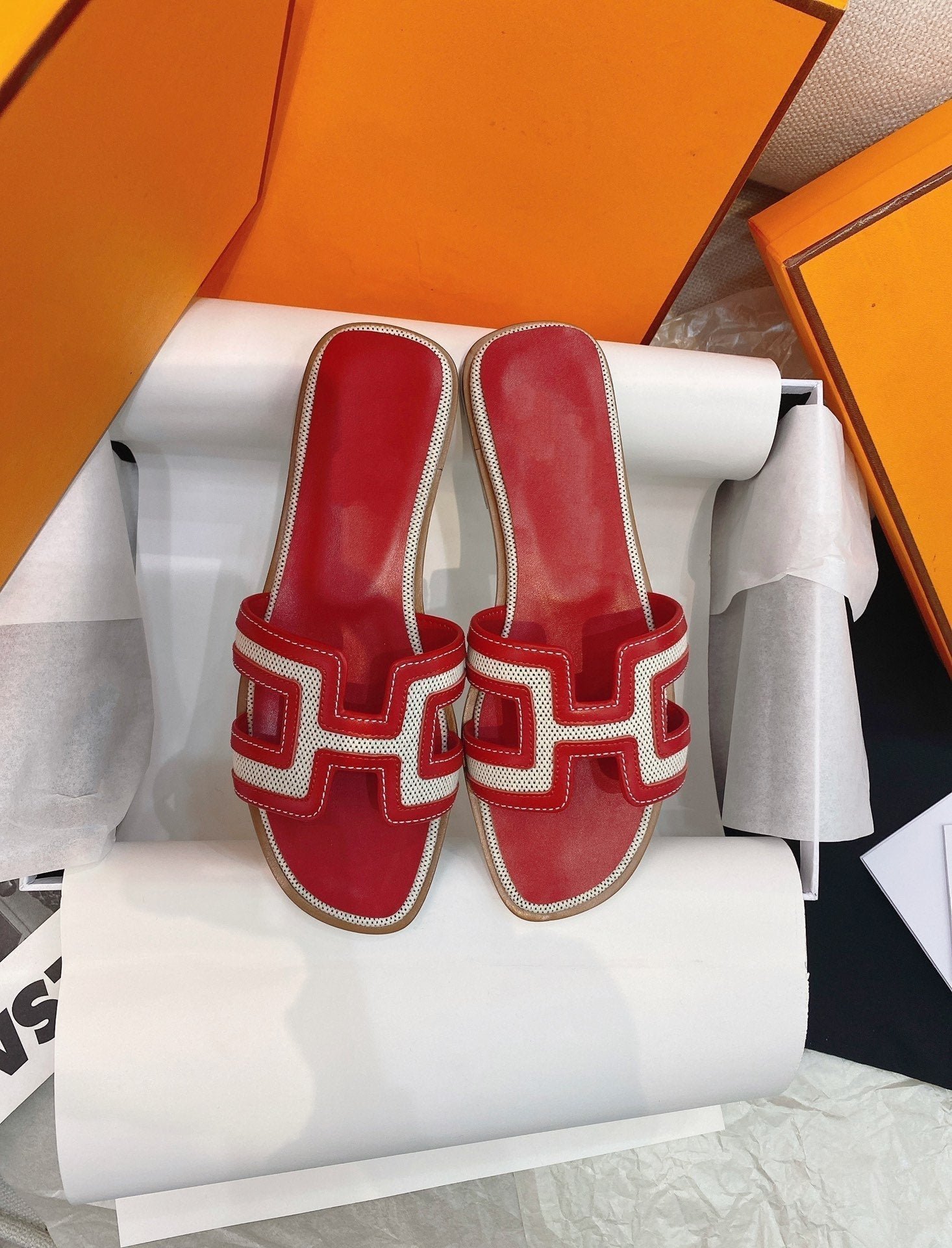 Oran Sandal Red Leather - Image 2