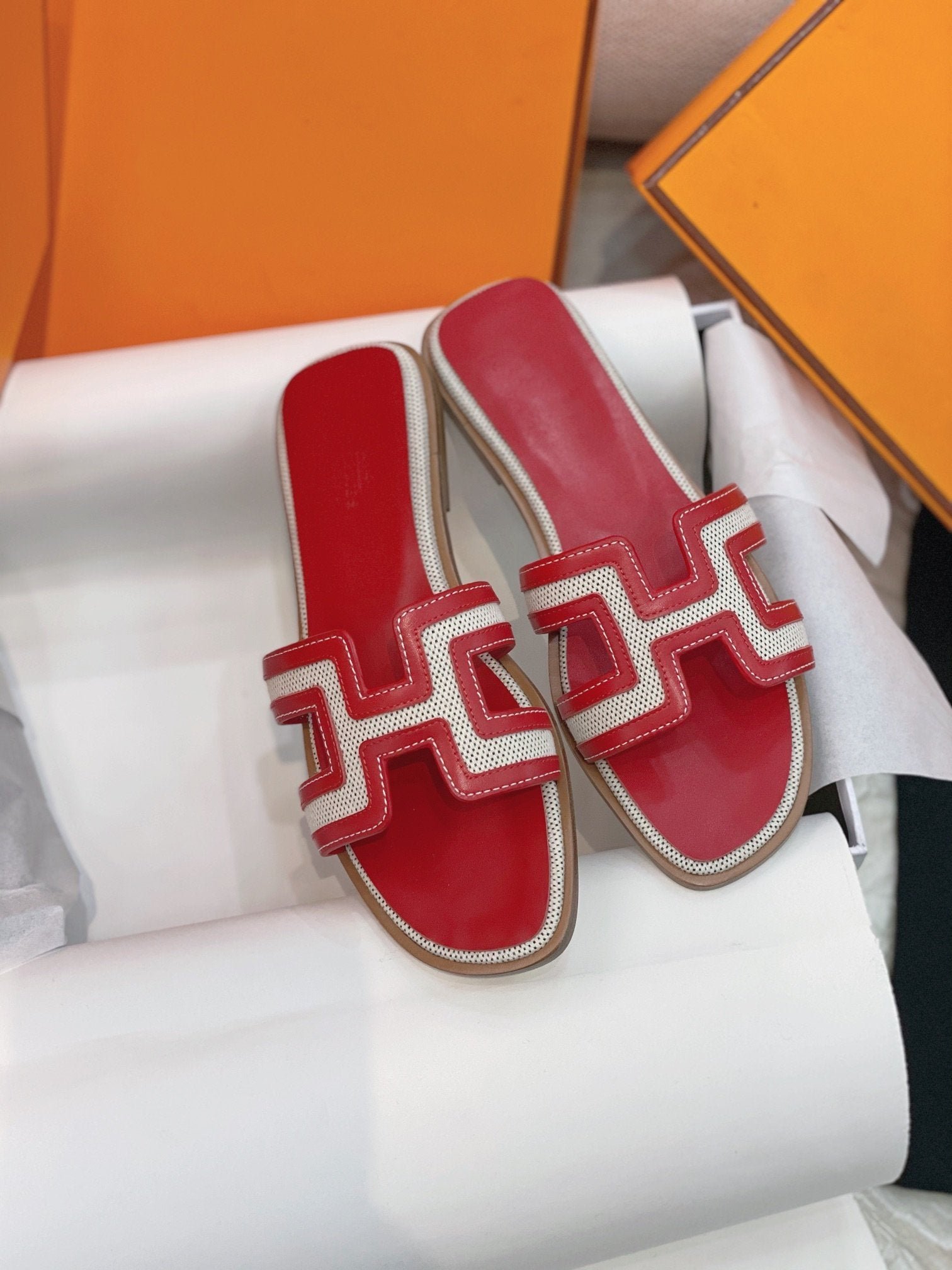 Oran Sandal Red Leather - Image 4