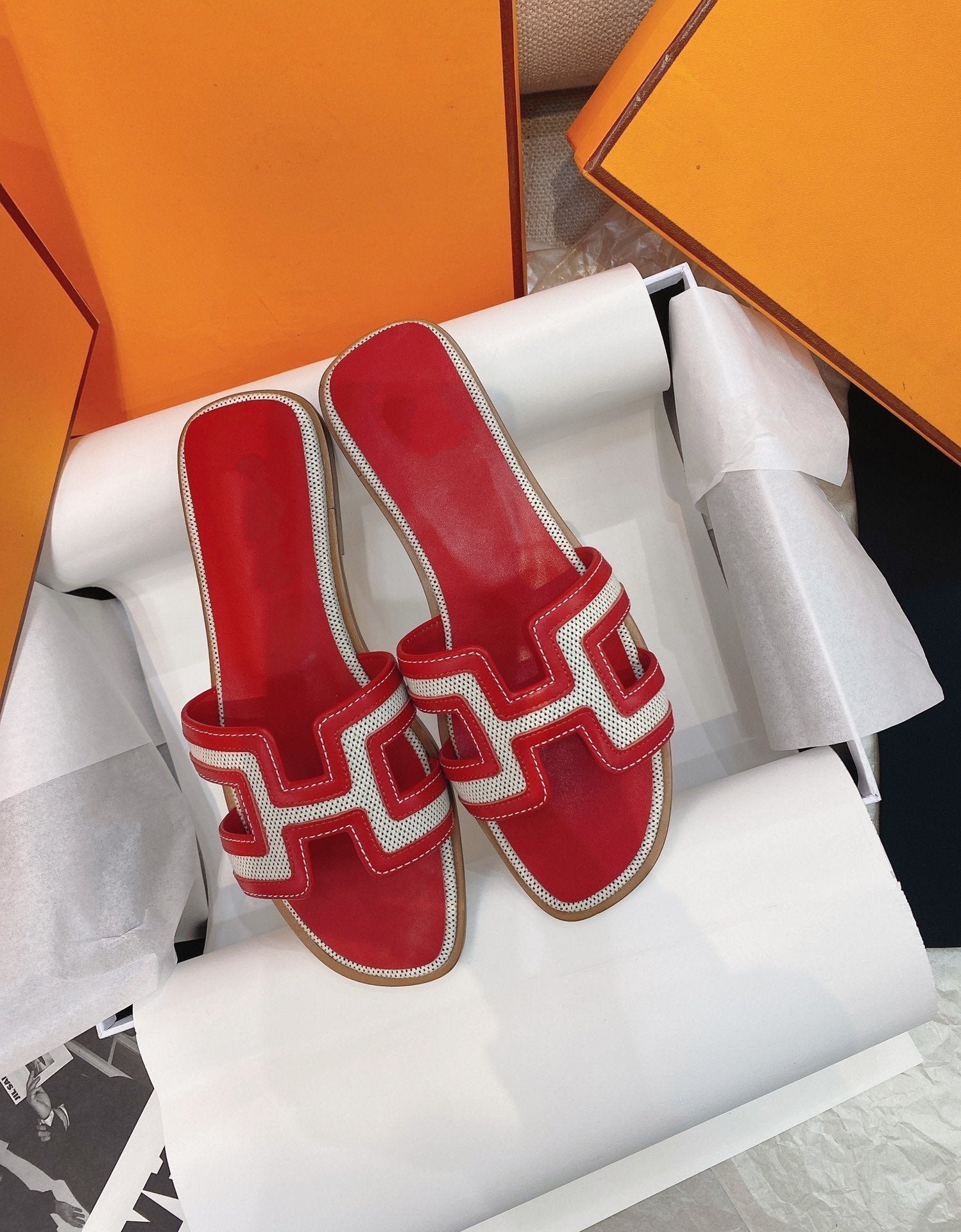 Oran Sandal Red Leather - Image 5