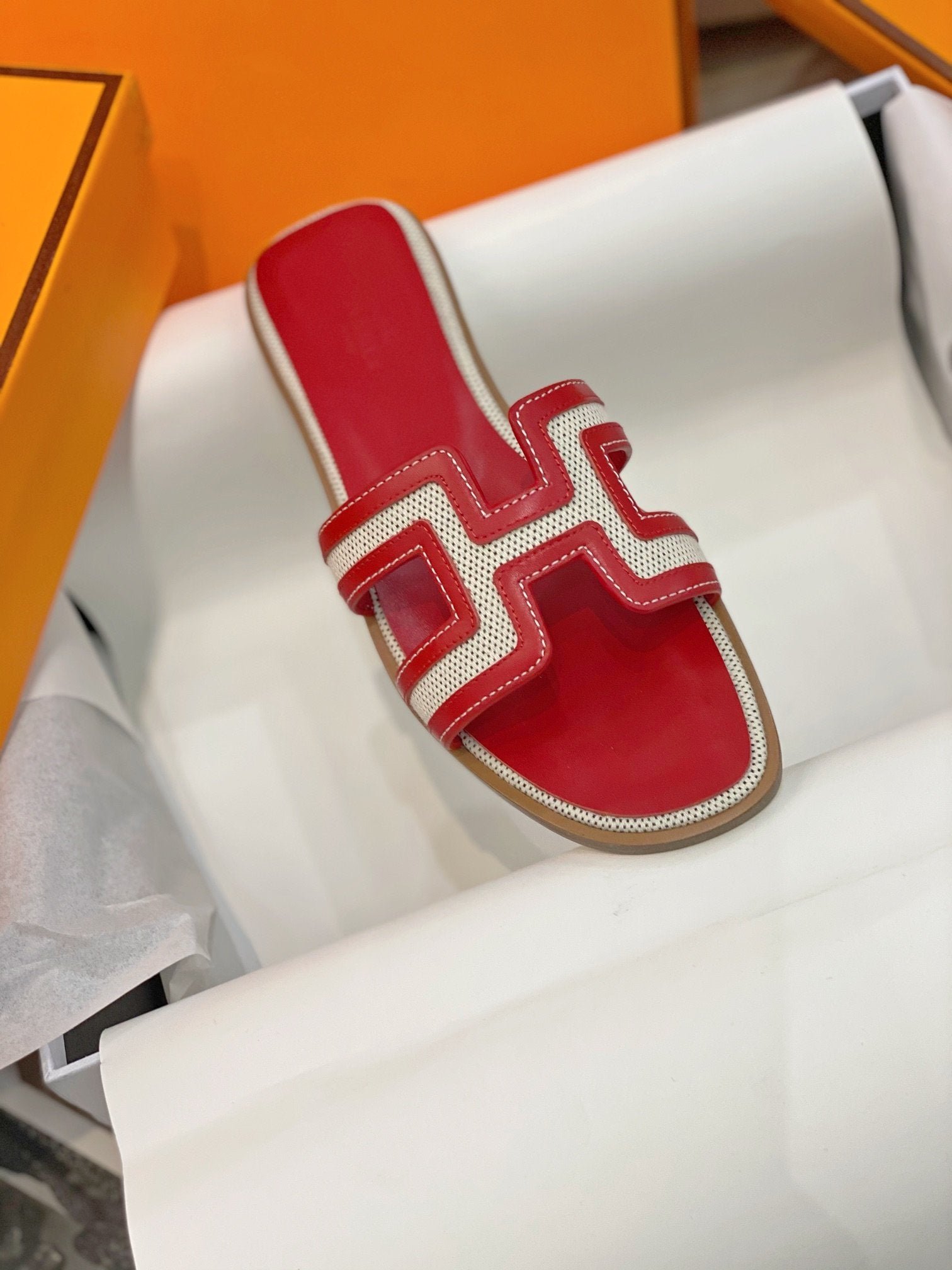 Oran Sandal Red Leather - Image 8