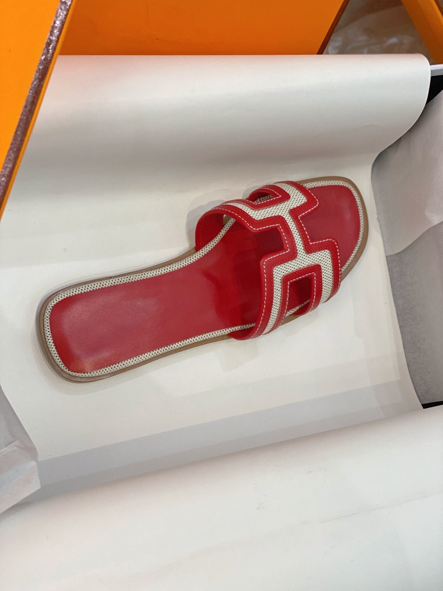 Oran Sandal Red Leather - Image 3