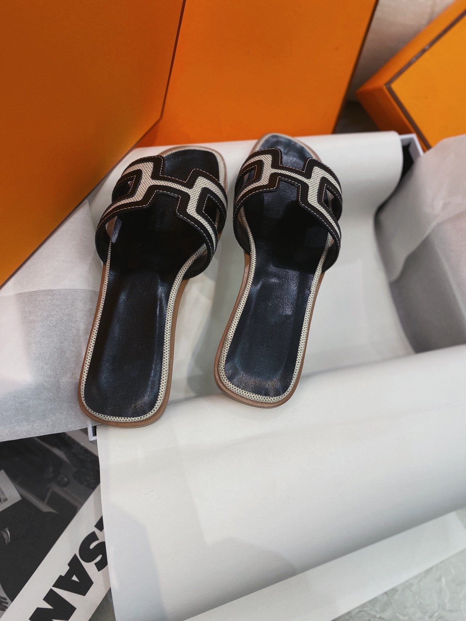 Oran Sandal Black Leather - Image 6