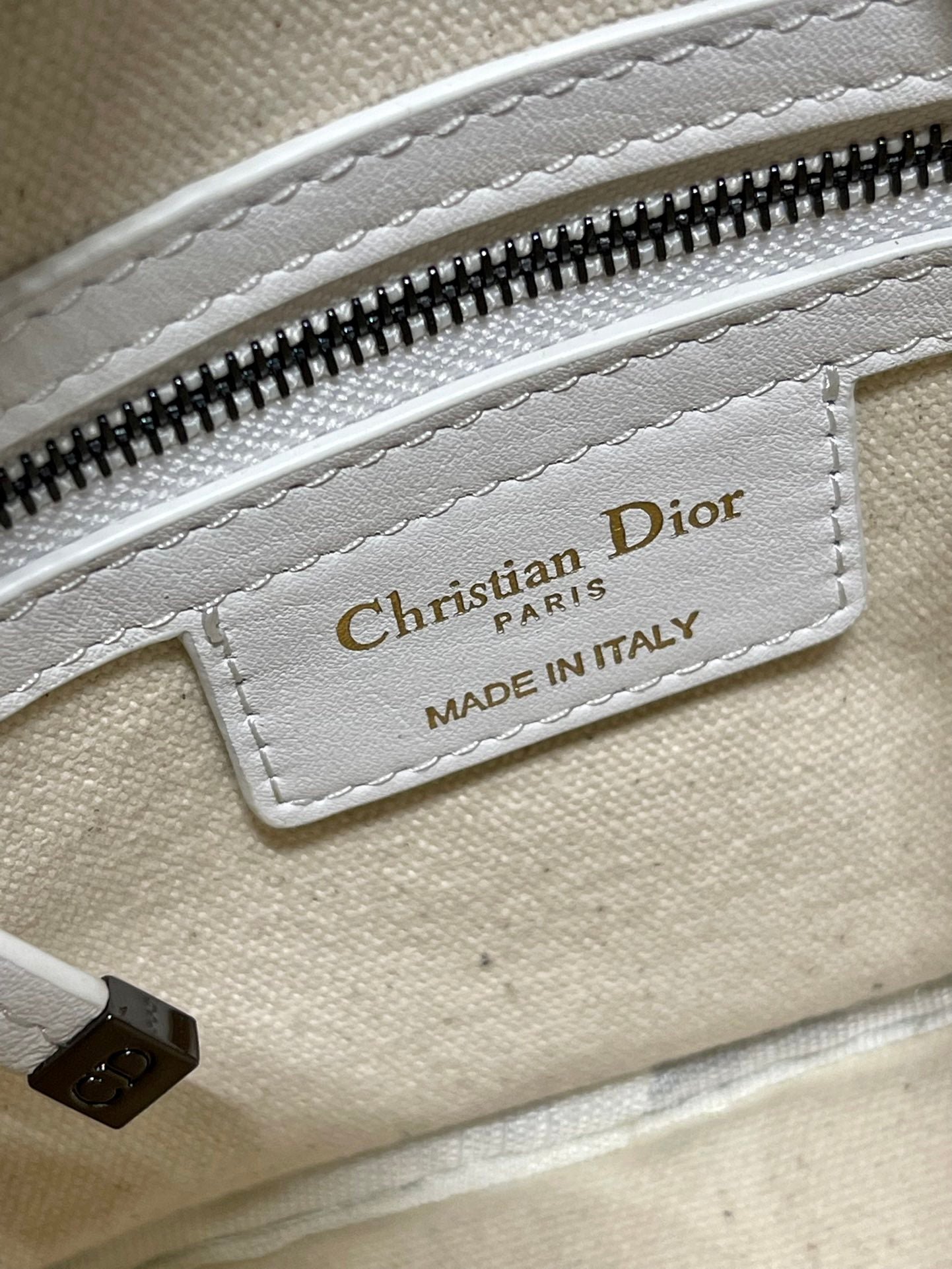 VIBE HOBO 22 BAG IN WHITE CALFSKIN - Image 6