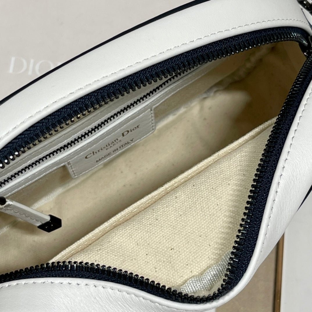 VIBE HOBO 22 BAG IN WHITE CALFSKIN - Image 8