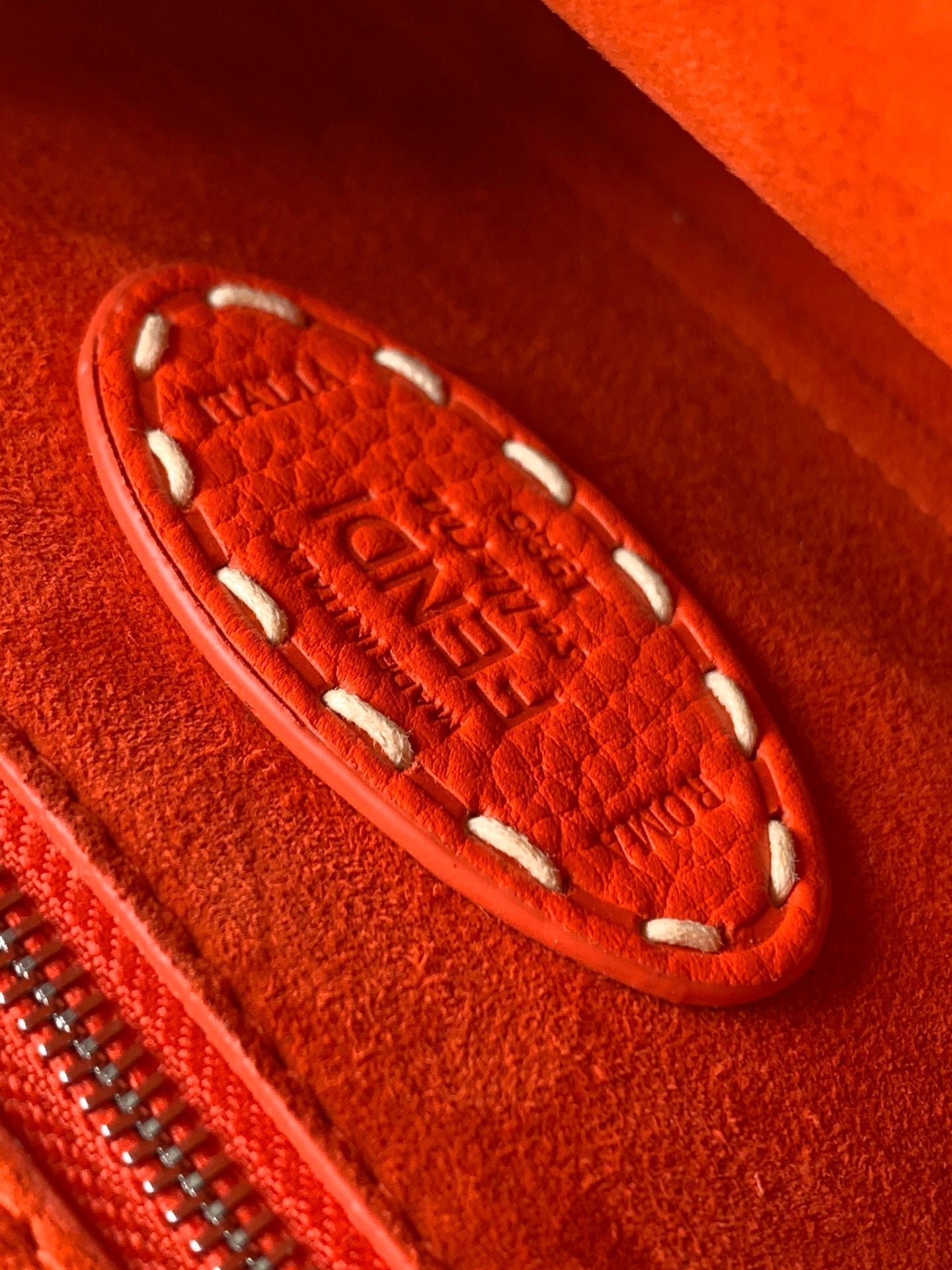 Peekaboo Mini Selleria Bag 23cm red leather shw with 220 hand-sewn stitches - Image 5