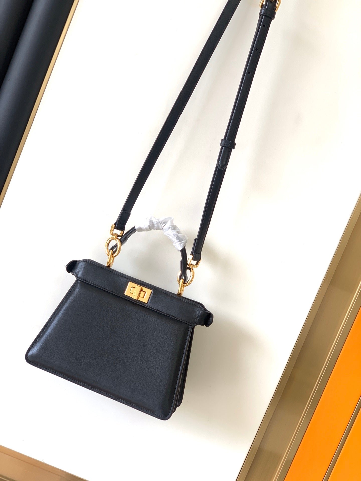 Peekaboo ISeeU Petite 20 Bag Black Lambskin Ghw - Image 2