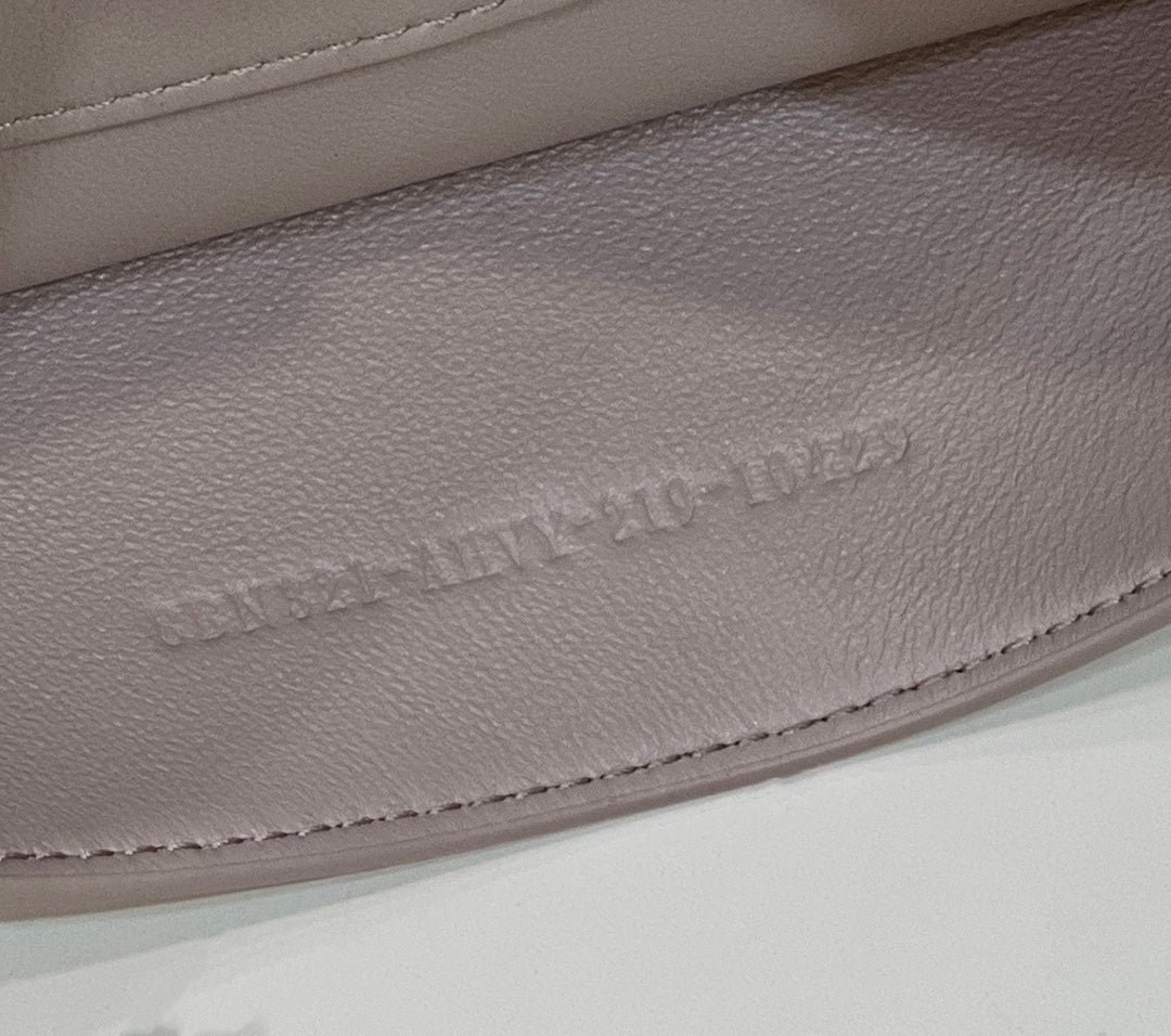PEEKABOO ISEEU 34 IN WHITE PERFORATED CALFSKIN GOLD HARDWARE - Image 2