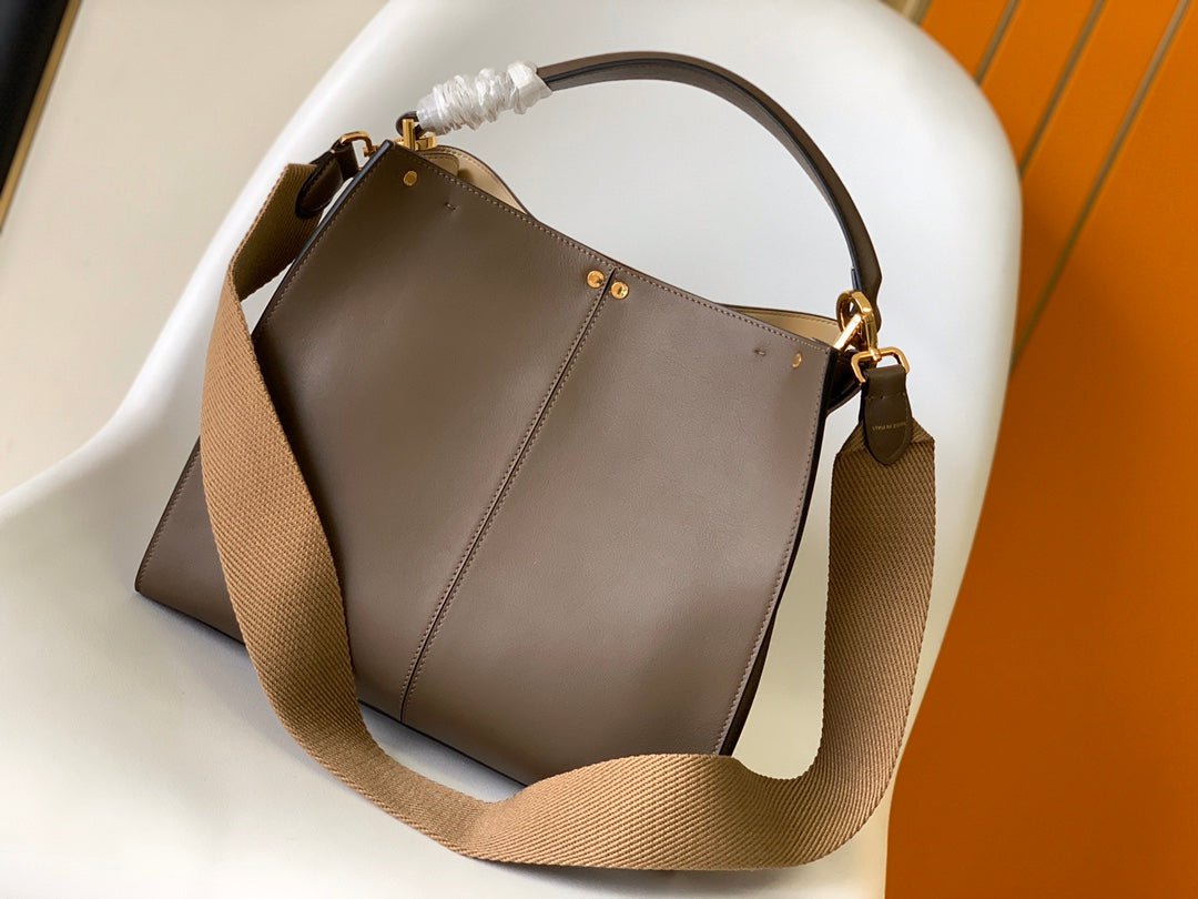 Peekaboo X-lite medium 30cm Bag brown lambskin gold hardware - Image 2