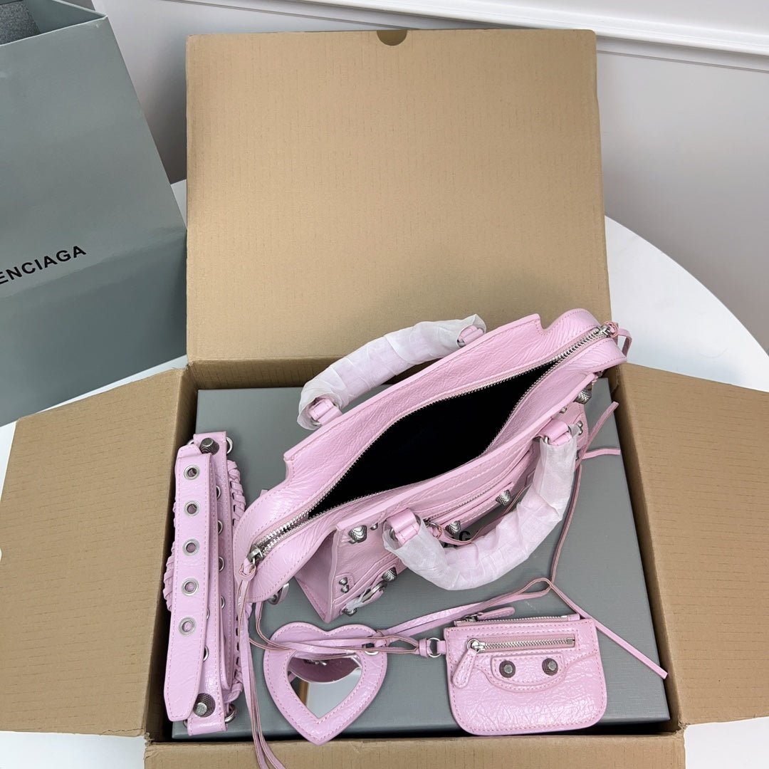 NEO CAGOLE 26 IN PINK LAMBSKIN - Image 4