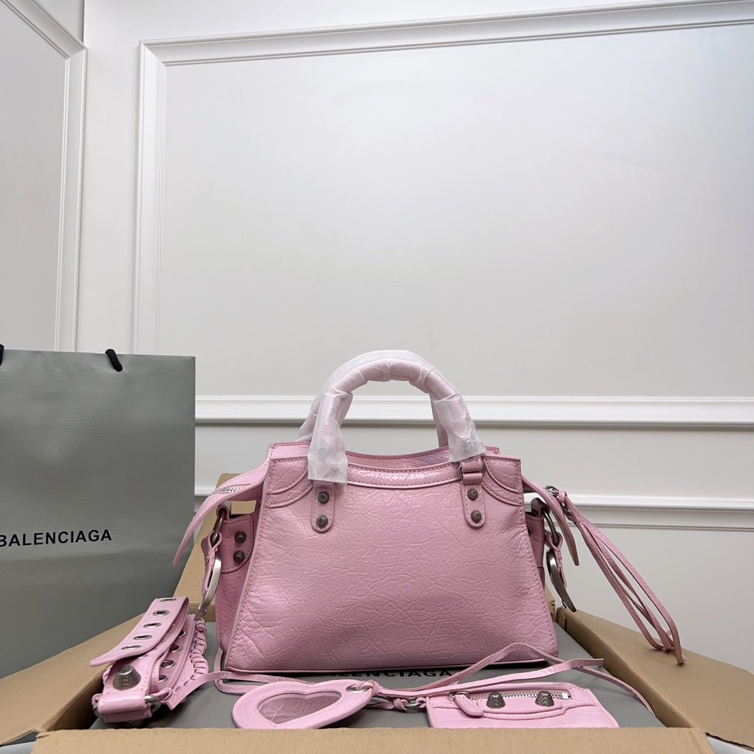 NEO CAGOLE 26 IN PINK LAMBSKIN - Image 9