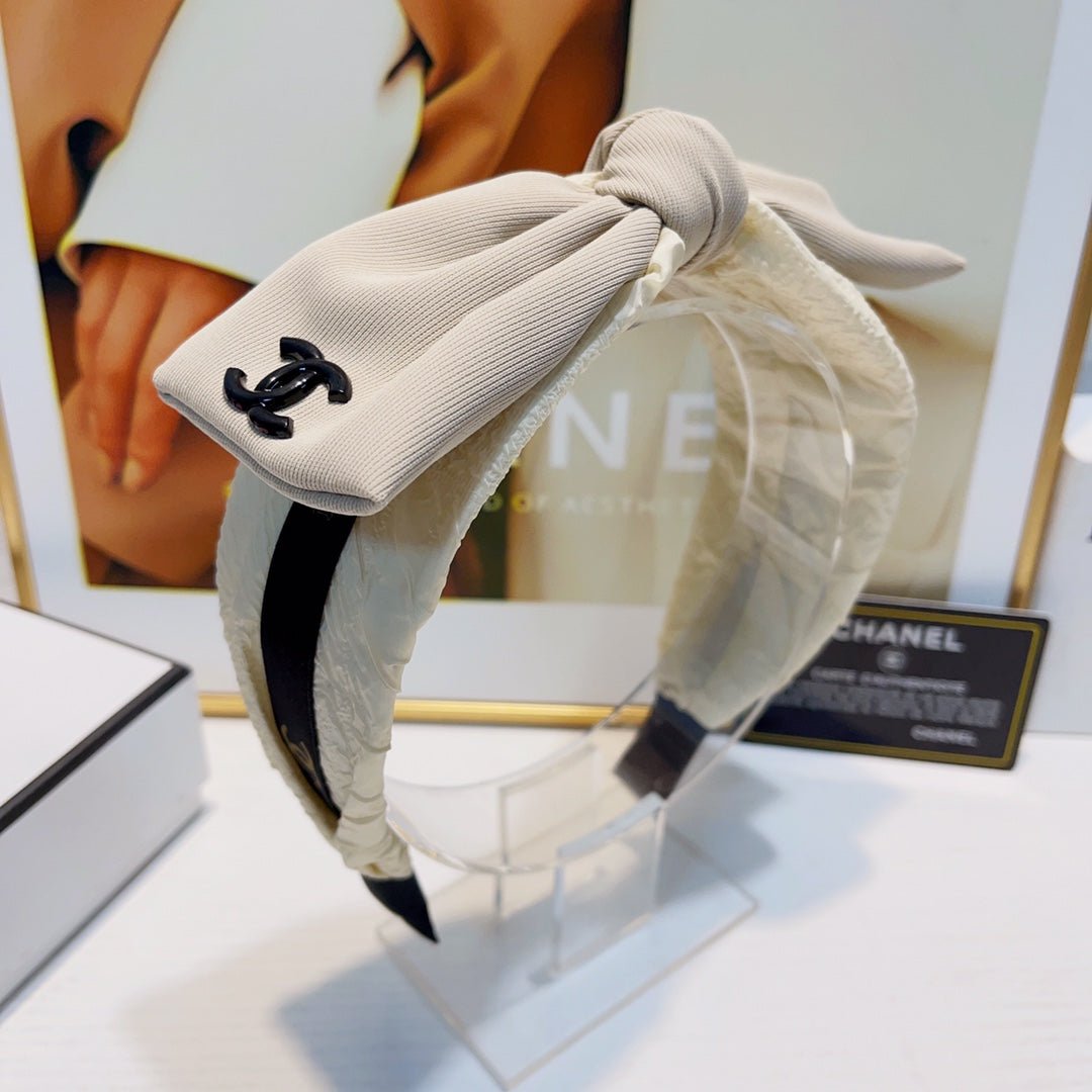 WHITE FABRIC HAIRBAND 925616 - Image 2