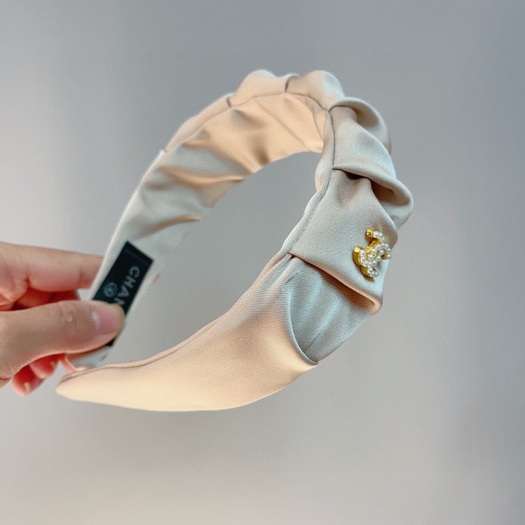 WHITE CREAM FABRIC HAIRBAND 925660 - Image 3