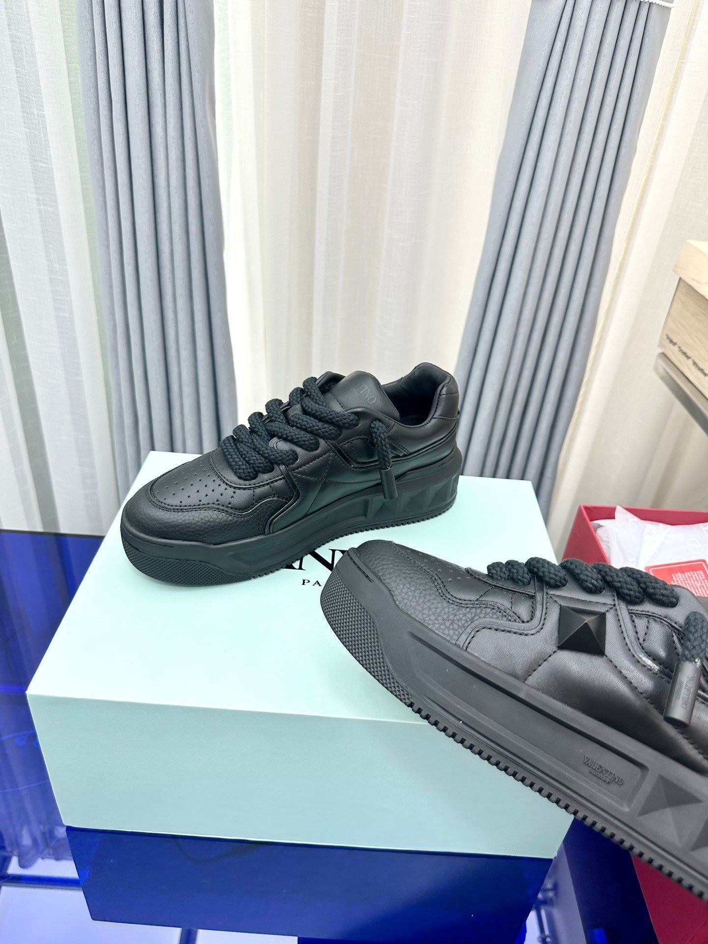 One Stud Garavani Black One Stud XL Sneakers - Image 2