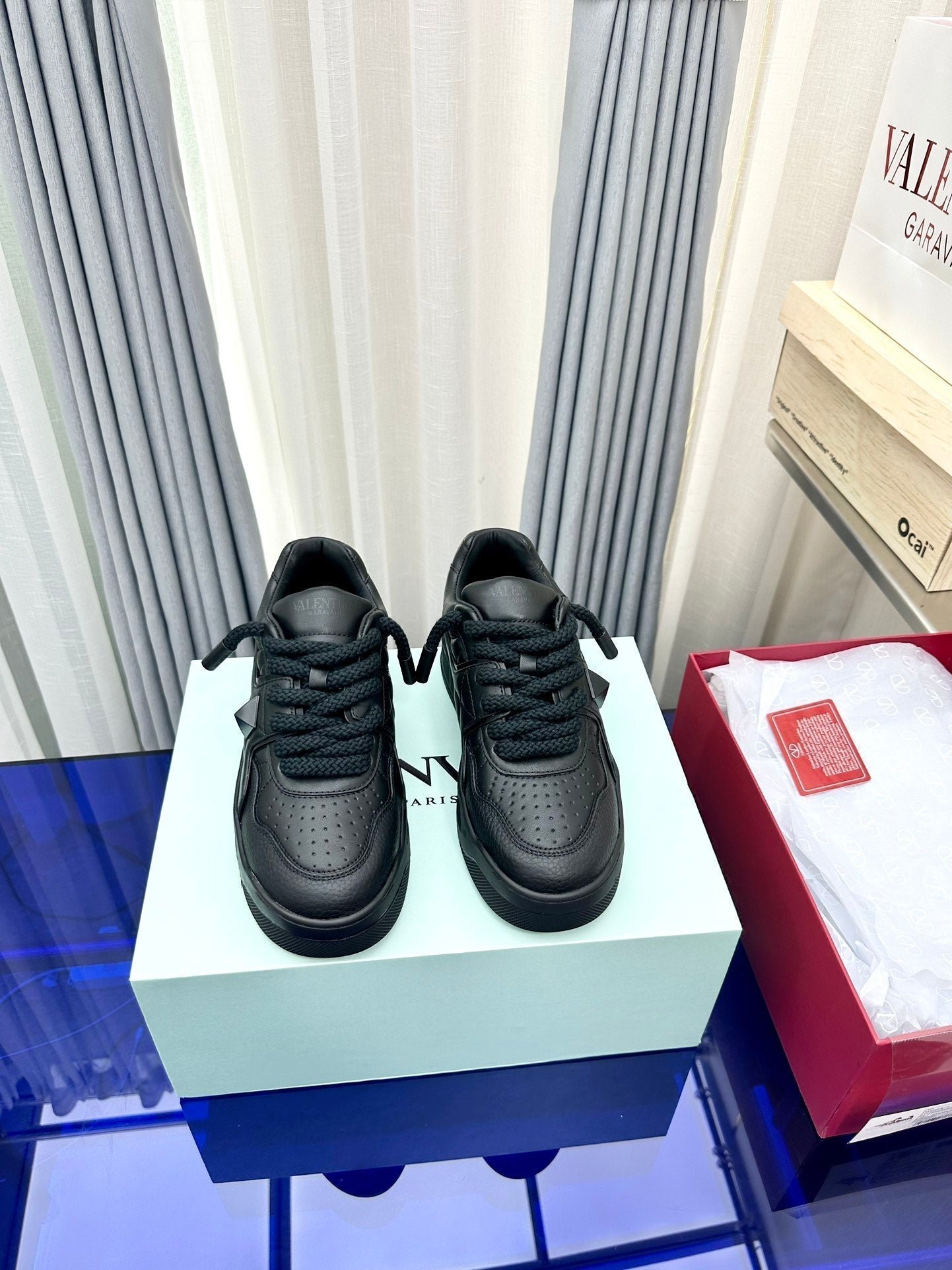 One Stud Garavani Black One Stud XL Sneakers - Image 5