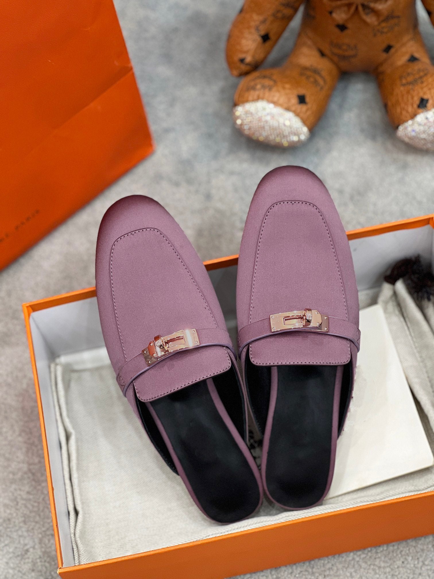 OZ Mule Purple Silk Thick Cloth/Sheepskin - Image 6