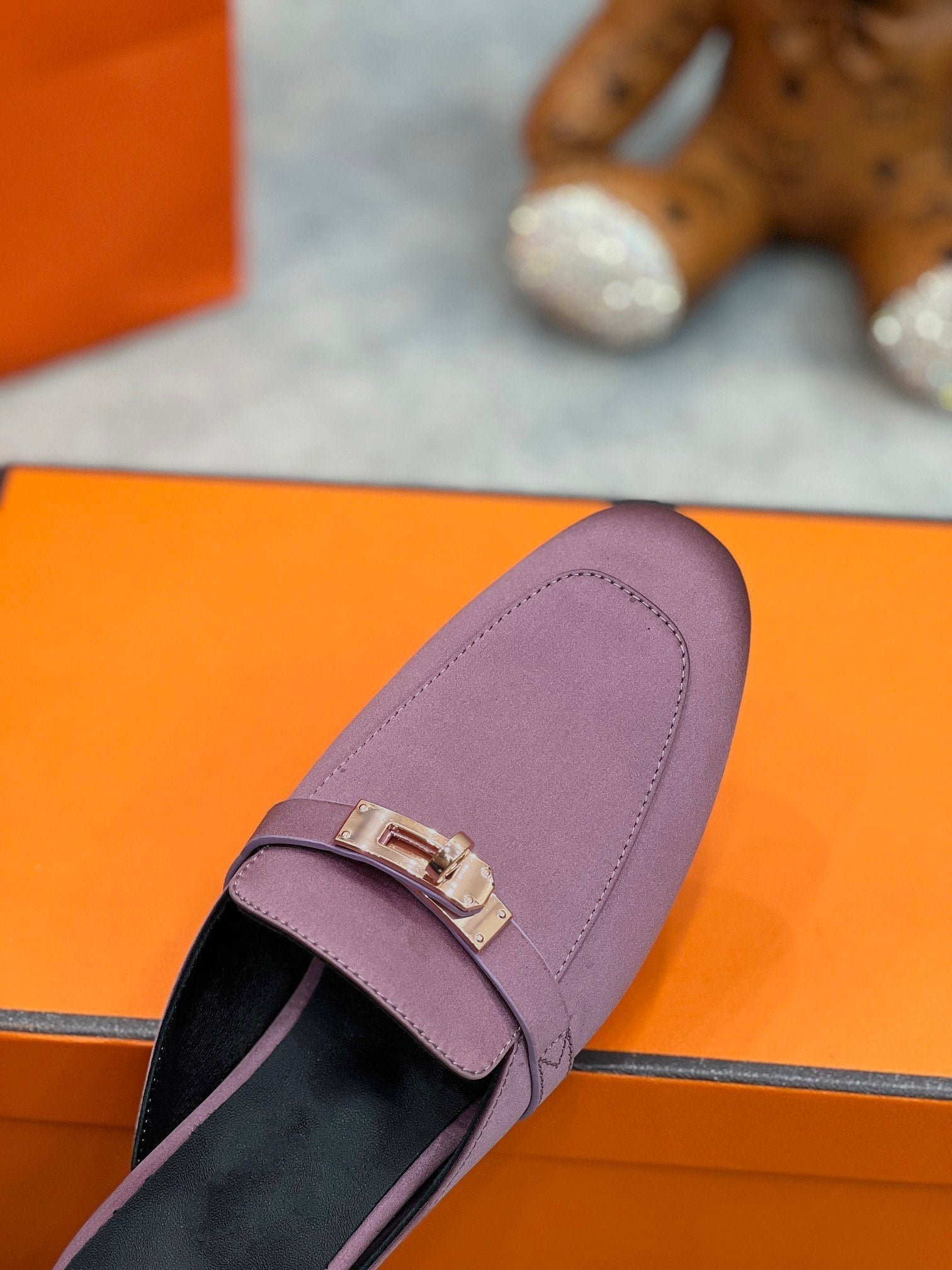 OZ Mule Purple Silk Thick Cloth/Sheepskin - Image 3