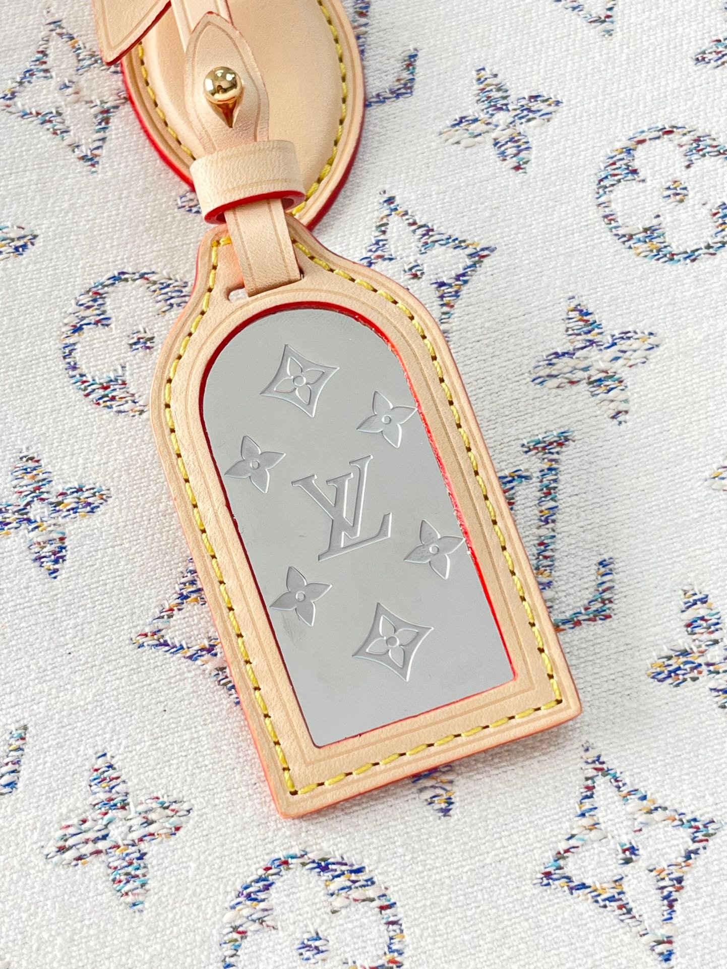 ONTHEGO MM 35 IN WHITE MONOGRAM JACQUARD FABRIC - Image 7
