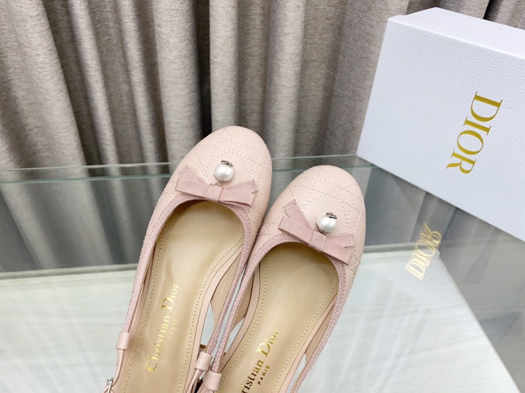 PEARL MARY JANE SLINGBACKS IN LIGHT PINK LAMBSKIN 30 MM - Image 8