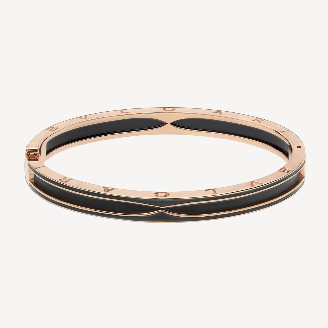 ZERO 1 PINK GOLD WITH MATTE BLACK CERAMIC BRACELET - Image 2