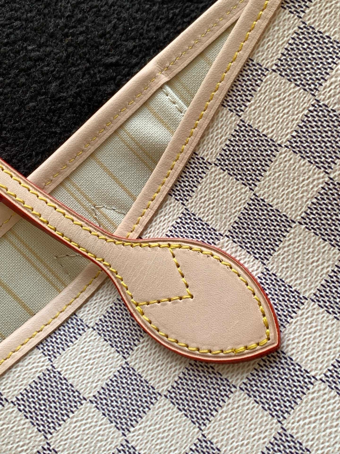 NEVERFULL MM 32 GREY CREAM DAMIER AZUR INSIDE COLOUR 1 - Image 7