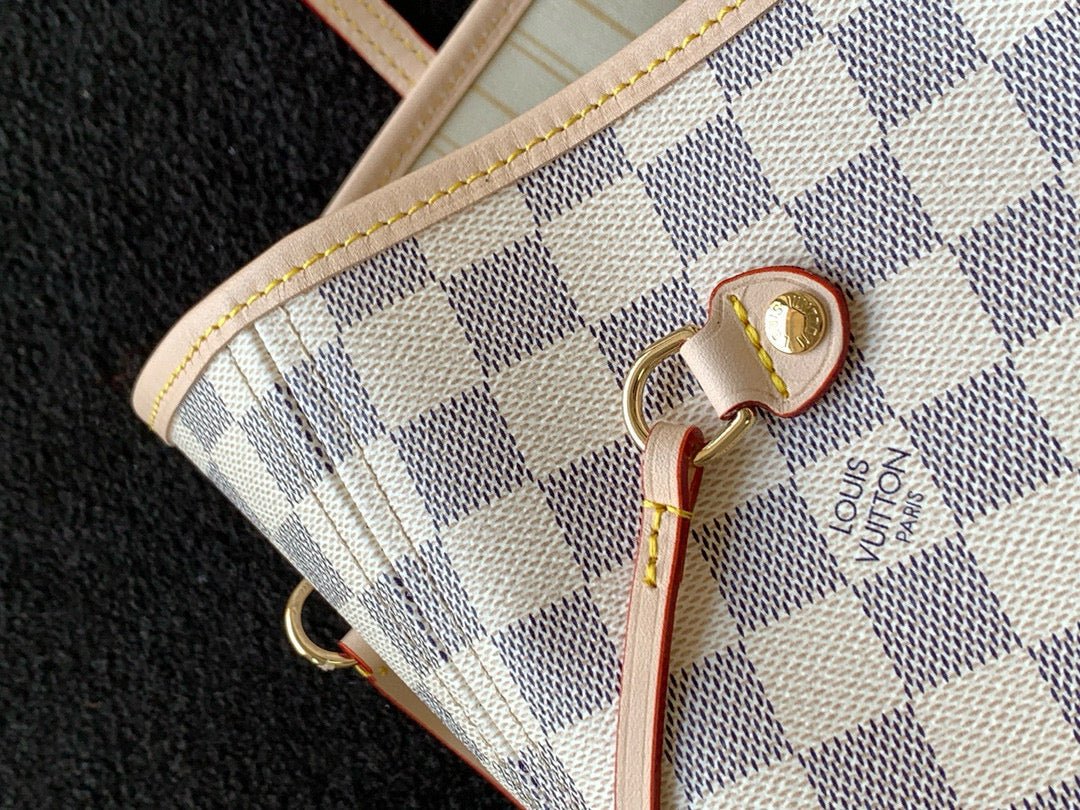 NEVERFULL MM 32 GREY CREAM DAMIER AZUR INSIDE COLOUR 1 - Image 9