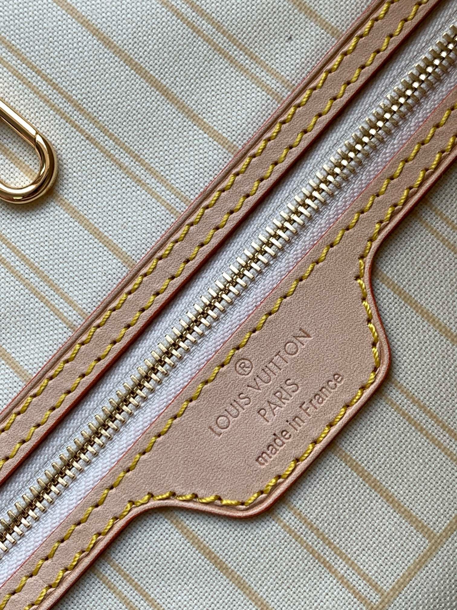 NEVERFULL MM 32 GREY CREAM DAMIER AZUR INSIDE COLOUR 1 - Image 8