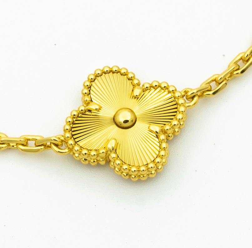 VINTAGE NECKLACE 10 MOTIFS GOLD - Image 3
