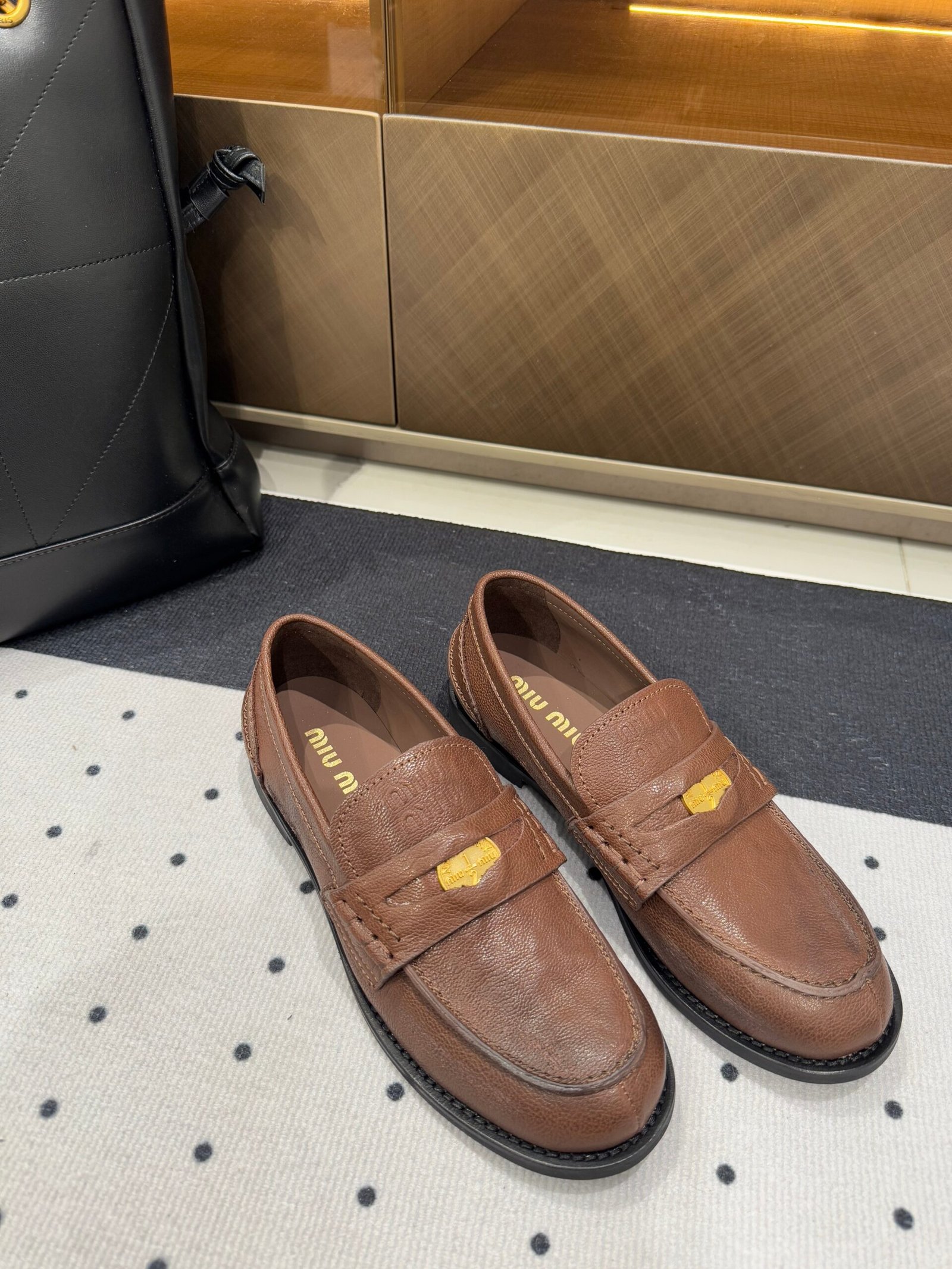 PENNY LOAFERS WITH GOLD COIN IN ALOEWOOD CALFSKIN - Image 2