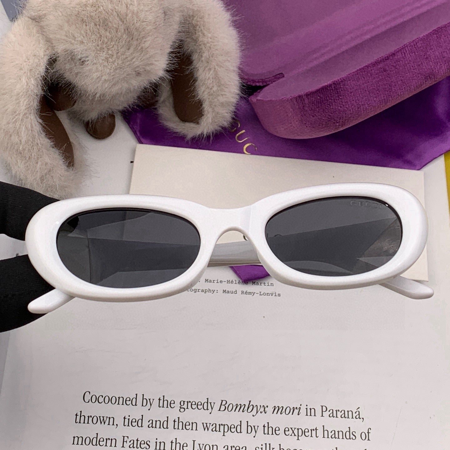 OVAL FRAME SUNGLASSES G364 IN ACETATE - Image 4