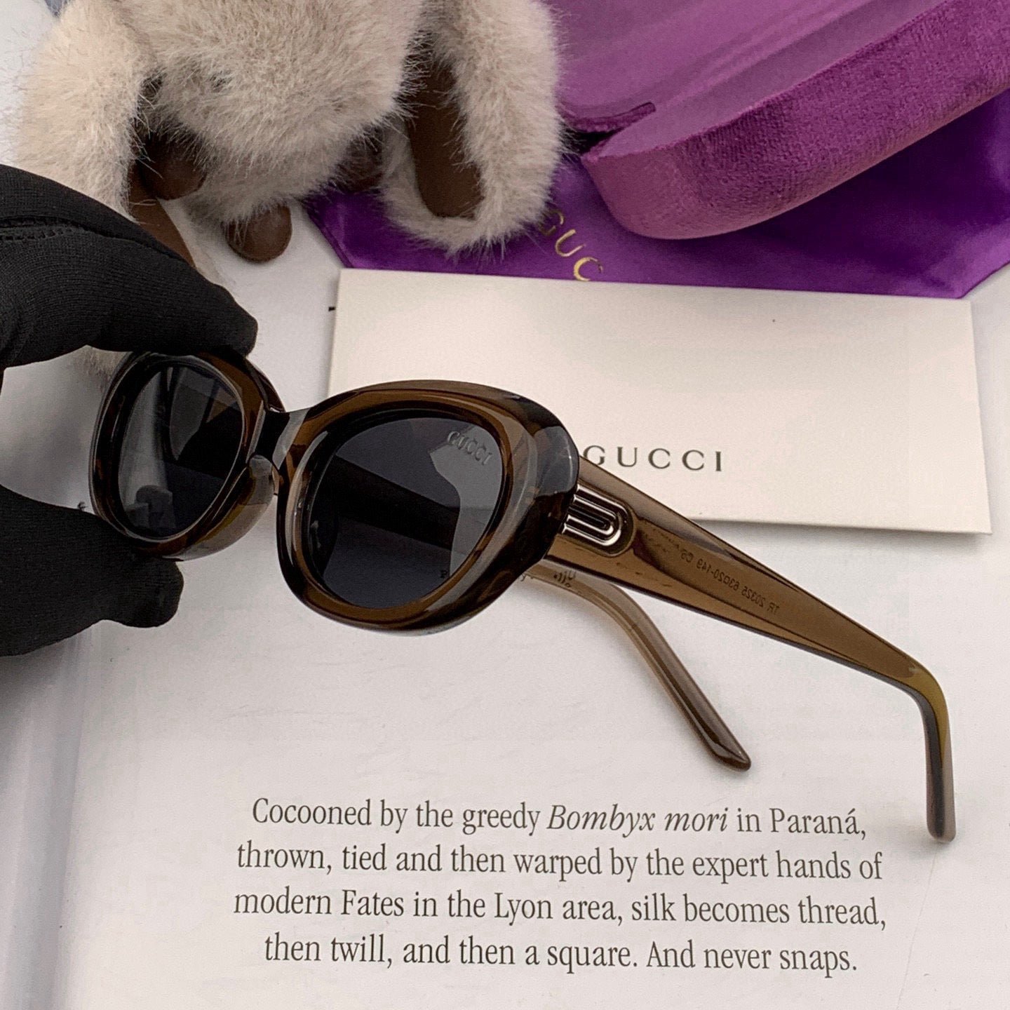 OVAL FRAME SUNGLASSES G364 IN ACETATE - Image 2