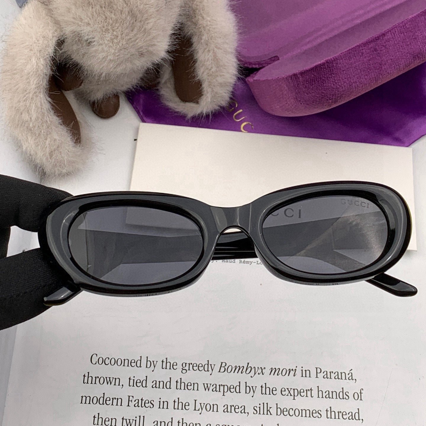 OVAL FRAME SUNGLASSES G364 IN ACETATE - Image 6