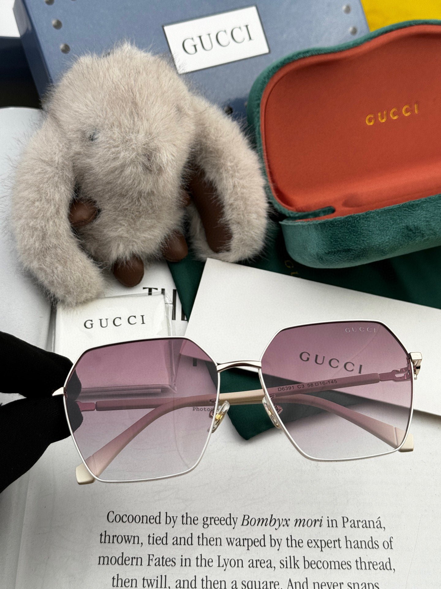 OVERSIZED SQUARE FRAME SUNGLASSES G1639 IN METAL - Image 4